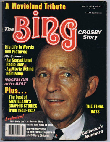 ORIGINAL Vintage 1977 Bing Crosby Story Magazine