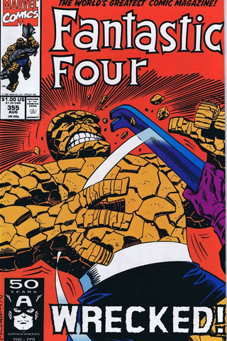 Fantastic Four #355 ORIGINAL Vintage 1991 Marvel Comics 