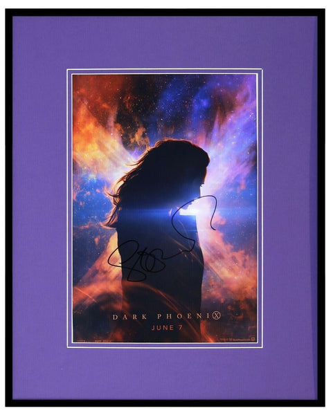 Sophie Turner Signed Framed 16x20 X Men Dark Phoenix Poster Display AW Jean Grey