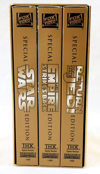 Star Wars Trilogy VINTAGE VHS Cassette Boxed Set of 3 Special Edition