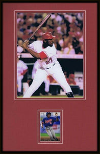 Vladimir Guerrero Signed Framed Rookie Card & Photo Display Angels Expos