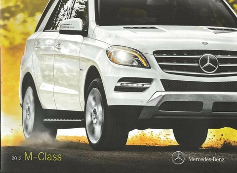 ORIGINAL Vintage 2012 Mercedes Benz M Class Sales Brochure Book