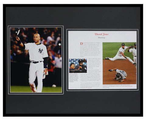 Derek Jeter Framed 16x20 Photo Display New York Yankees