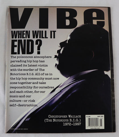 VINTAGE May 1997 Vibe Magazine Notorious BIG Memorial Tribute