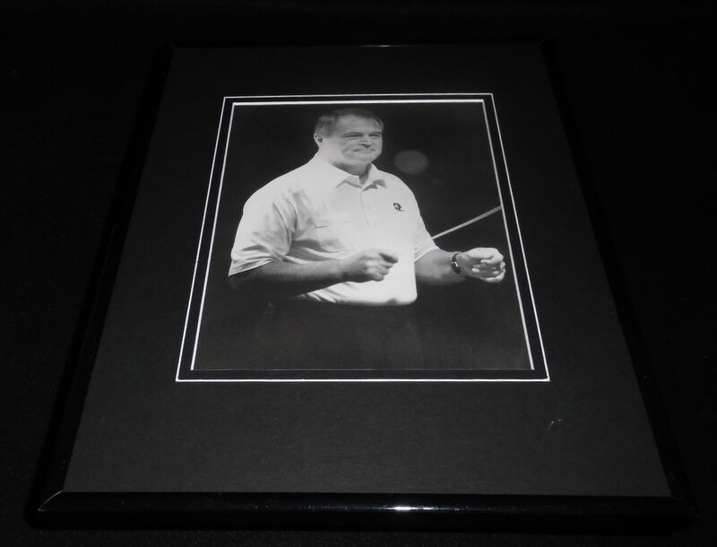 Chuck Noll Conducting Pittsburgh Symphony Framed 11x14 Photo Display Steelers