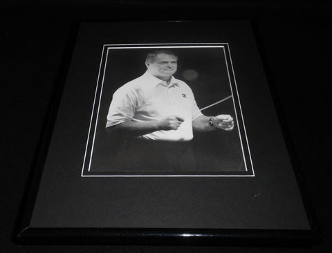 Chuck Noll Conducting Pittsburgh Symphony Framed 11x14 Photo Display Steelers