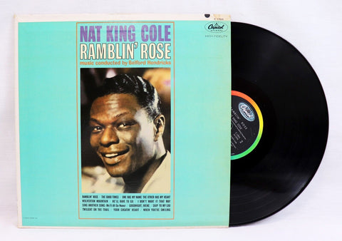 VINTAGE Nat King Cole Ramblin Rose LP Vinyl Record Album T1793