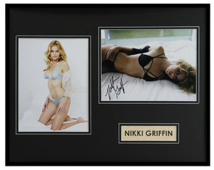 Nikki Griffin Signed Framed 16x20 Photo Set AW Femme Fatales