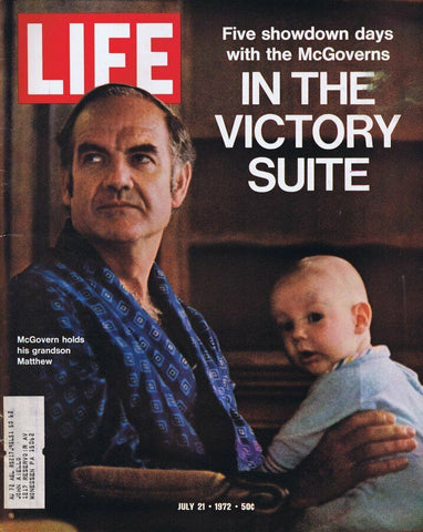 ORIGINAL Vintage Life Magazine July 21 1972 George McGovern