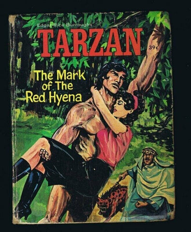 Tarzan Mark of the Red Hyena ORIGINAL Vintage 1967 Whitman Big Little Book  