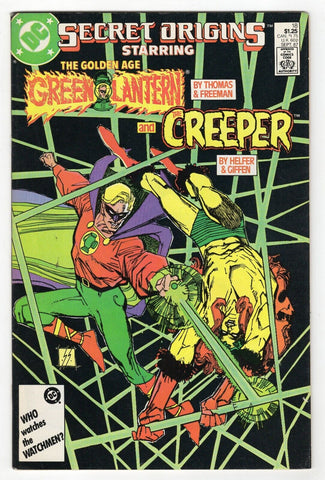 Secret Origins #18 Green Lantern + Creeper VINTAGE 1987 DC Comics