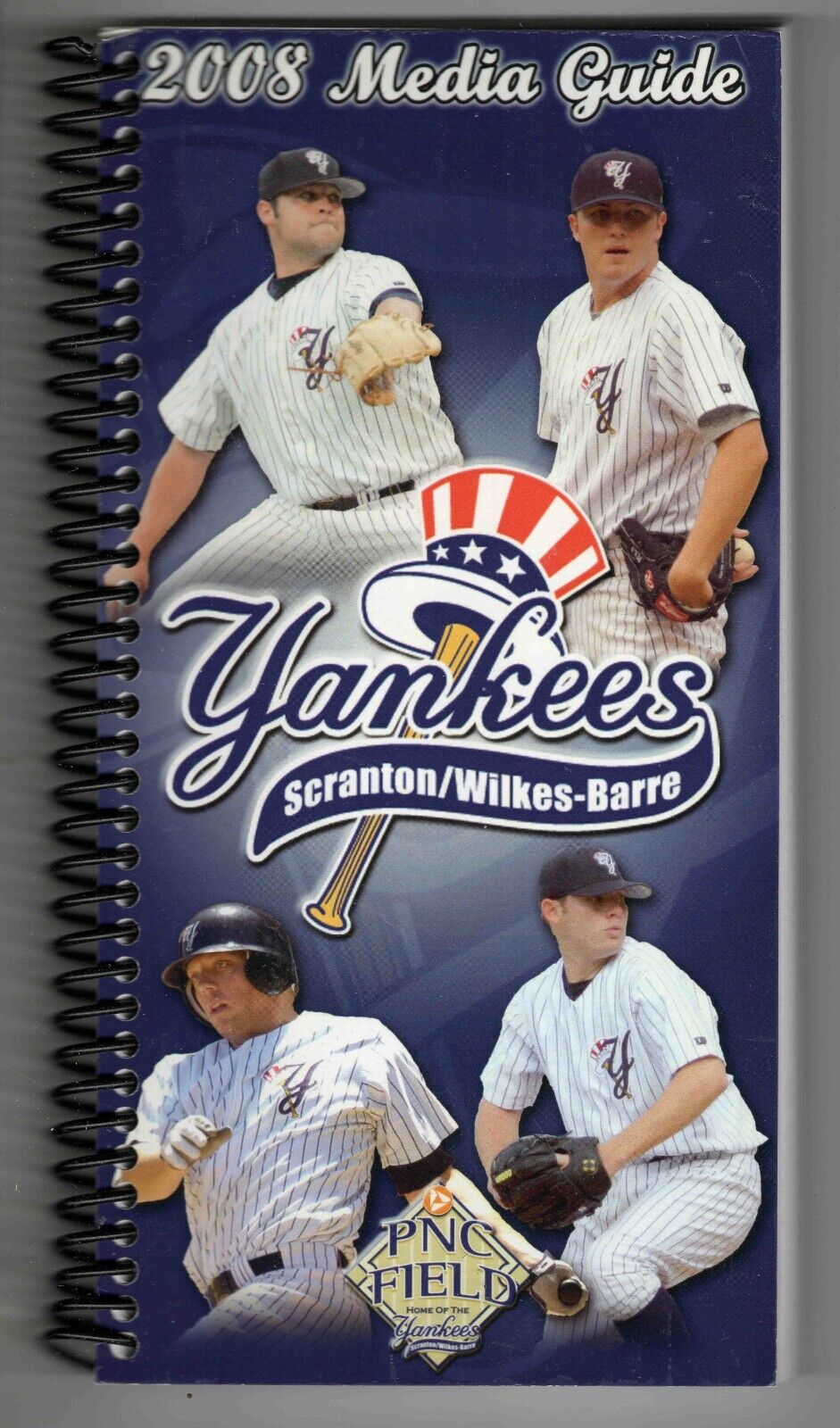 2008 Scranton Wilkes Barre Yankees Media Guide Brett Gardner