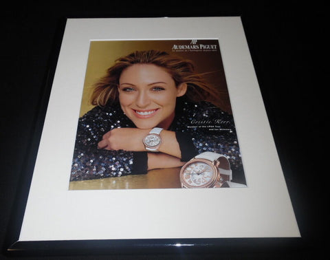 Cristie Kerr 2008 Audemars Piguet Framed 11x14 ORIGINAL Advertisement