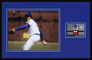 Fergie Jenkins Framed 11x17 2 Color Game Used Pants & Photo Display Cubs