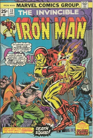 Iron Man #72 ORIGINAL Vintage 1975 Marvel Comics Tony Goes to SDCC