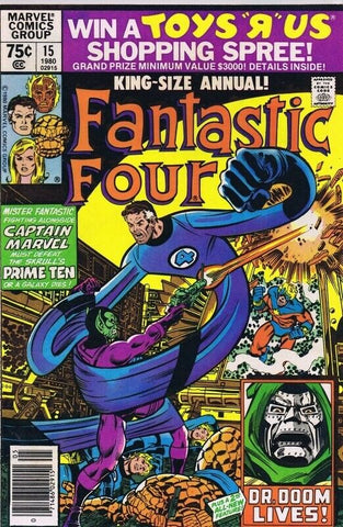 Fantastic Four Annual #15 ORIGINAL Vintage 1980 Marvel Comics  