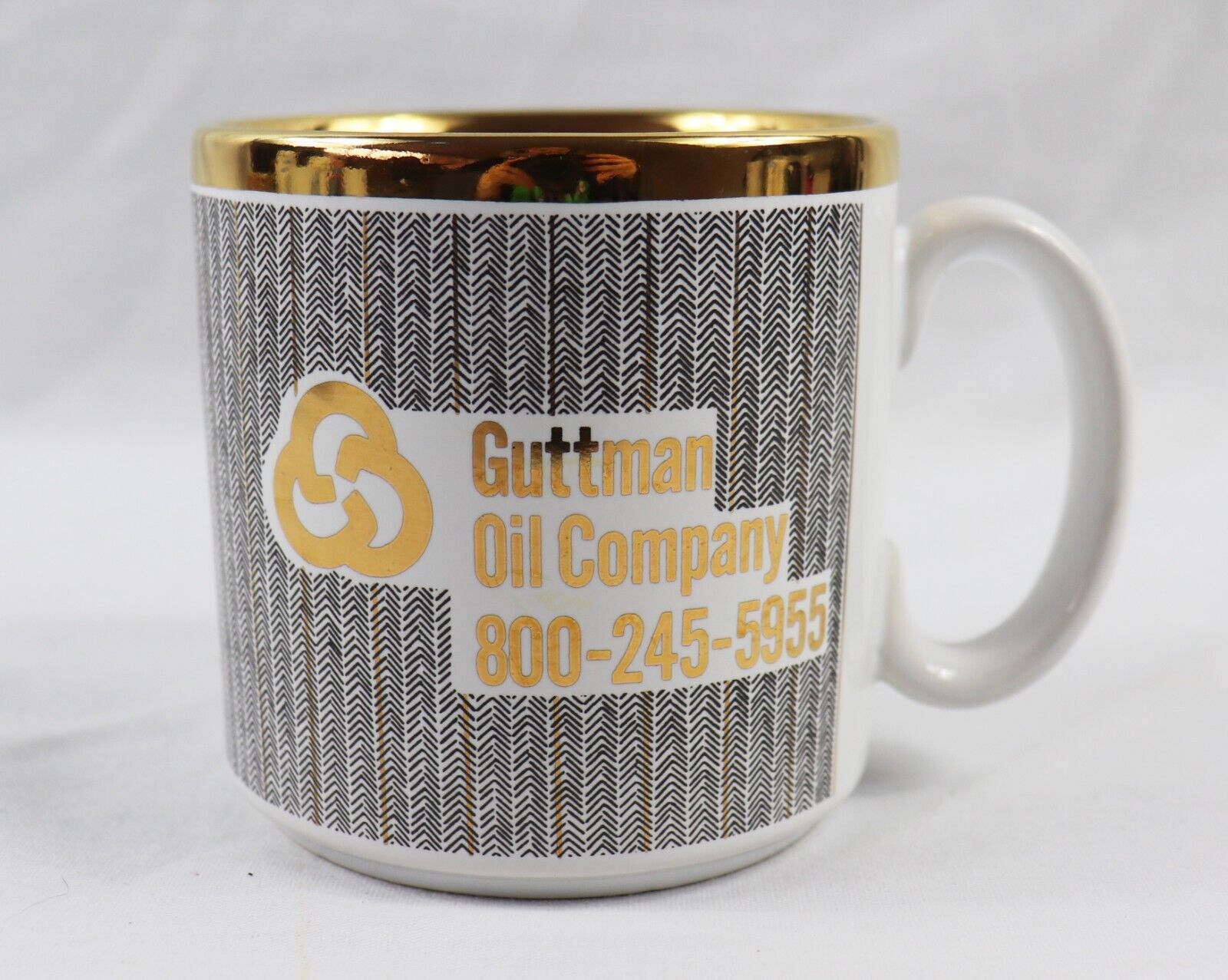 VINTAGE Guttman Oil Co Ceramic Coffee Mug