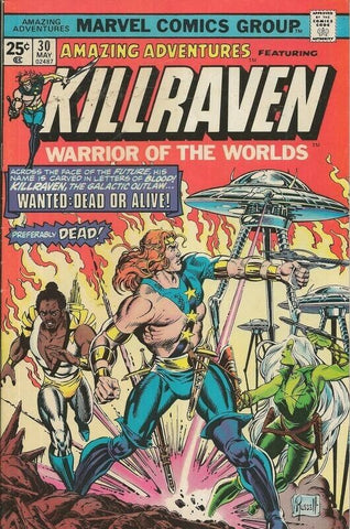 Amazing Adventures #30 ORIGINAL Vintage 1975 Marvel Comics Killraven