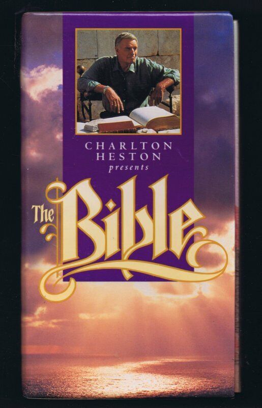 Charles Heston Presents The Bible VINTAGE VHS Cassette 