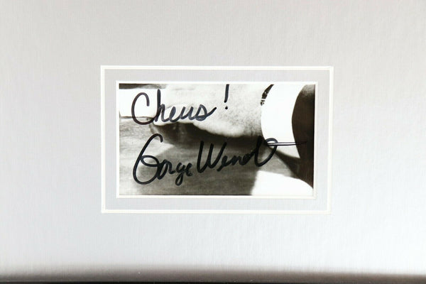 George Wendt Signed Framed 16x20 Photo Display JSA Cheers Inscription Norm