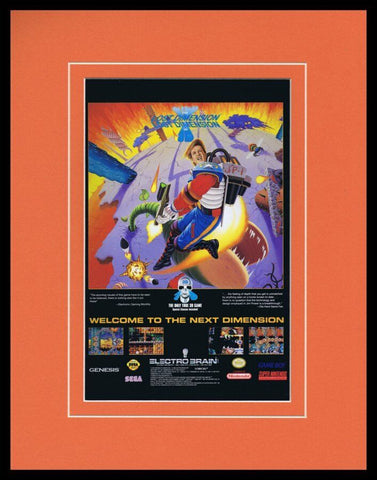 Lost Dimension 1993 SNES 11x14 Framed ORIGINAL Vintage Advertisement