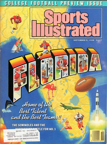 VINTAGE 1988 Sports Illustrated College Football Preview Issue