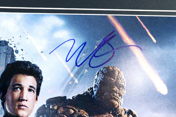 Fantastic Four 2015 Cast Signed Framed 16x20 Photo Michael B Jordan Miles Teller