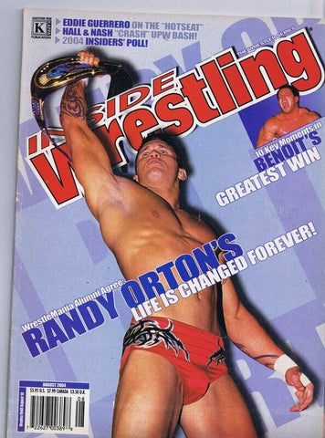 VINTAGE August 2004 Inside Wrestling Magazine Randy Orton Eddie Guerrero