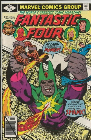 Fantastic Four #208 ORIGINAL Vintage 1979 Marvel Comics 1st Champions of Xandar