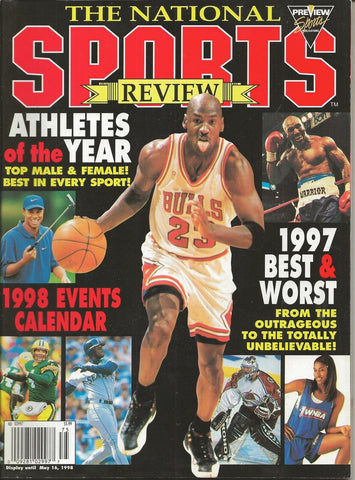 ORIGINAL Vintage 1998 National Sports Review Magazine Michael Jordan Bulls 