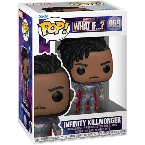 NEW SEALED 2022 Funko Pop Figure Marvel What If Infinity Killmonger