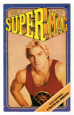 VINTAGE 1981 Supermag Magazine Vol 5 #6 Flash Gordon Centerfold Sam Jones