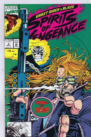 Ghost Rider Blaze Spirits of Vengeance #2 ORIGINAL Vintage 1992 Marvel Comics