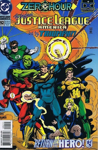 Justice League America #92 ORIGINAL Vintage 1994 DC Comics 