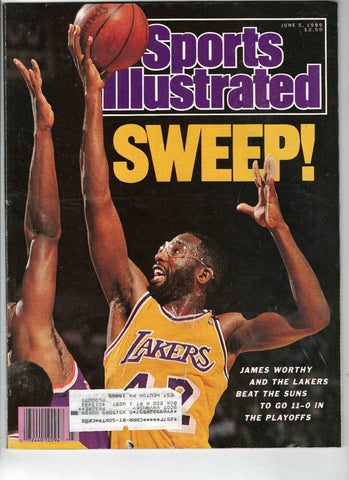 June 5 1989 Sports Illustrated Magazine James Worthy Lakers