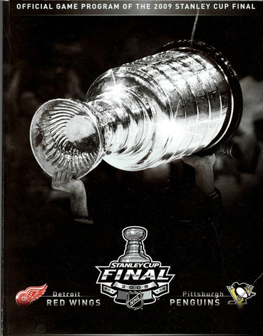 VINTAGE 2009 Stanley Cup Final Program Pittsburgh Penguins Detroit Red Wings