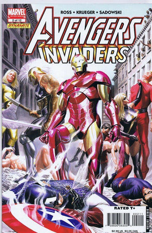 Avengers Invaders #2 Marvel Comics Alex Ross Cover Iron Man Captain America