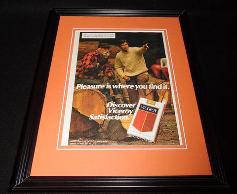 1984 Viceroy Cigarettes Framed 11x14 ORIGINAL Vintage Advertisement