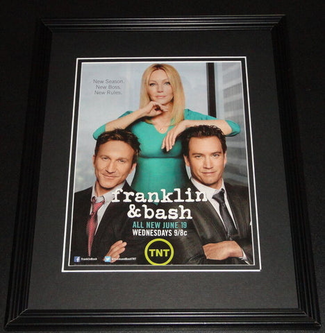 Franklin & Bash 2013 Framed ORIGINAL Vintage Advertisement Heather Locklear