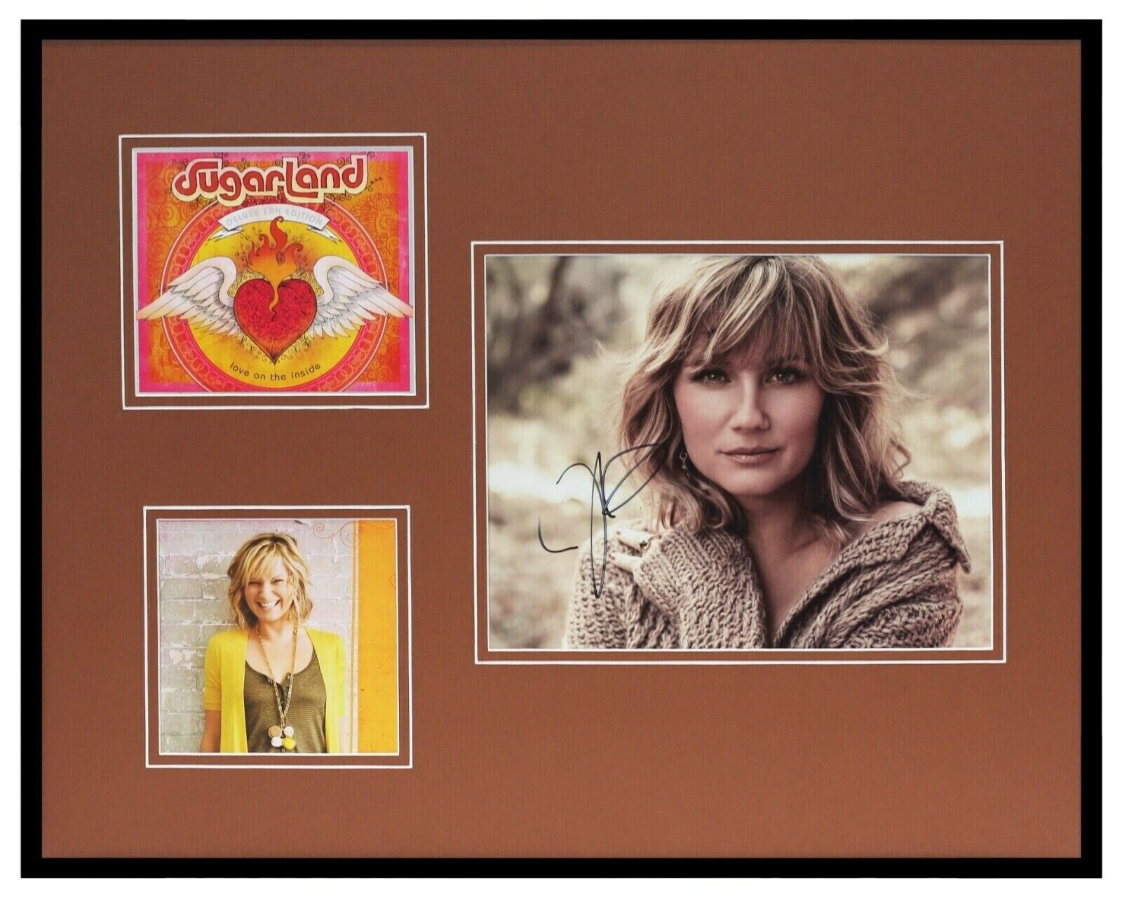 Jennifer Nettles Signed Framed 16x20 Sugarland CD & Photo Display AW 