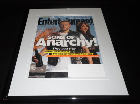 Sons of Anarchy Framed 11x14 ORIGINAL 2014 Entertainment Weekly Cover Jax