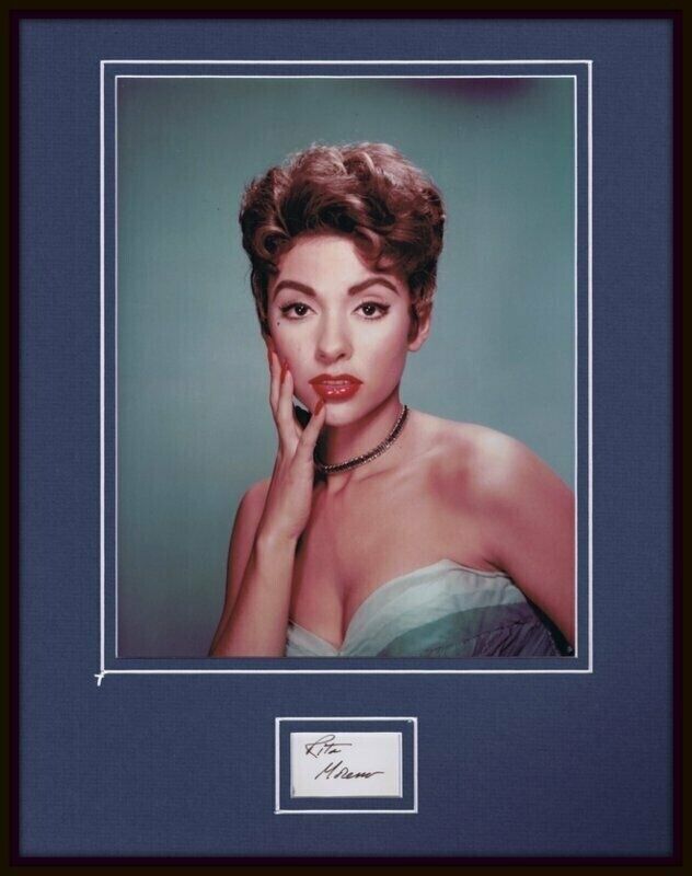 Rita Moreno Signed Framed 11x14 Photo Display West Side Story