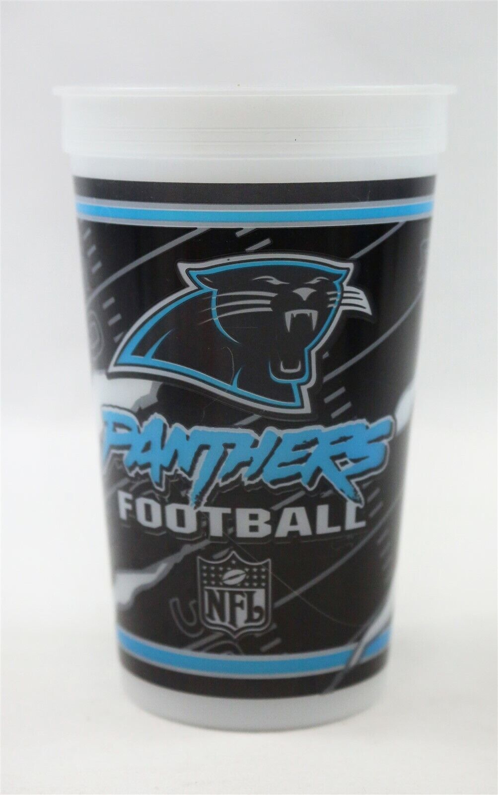 VINTAGE 2006 Carolina Panthers Plastic Drinking Glass Beer Cup 