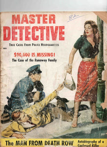 VINTAGE 1955 Master Detective Magazine Vol 51 #2 MacFadden GGA