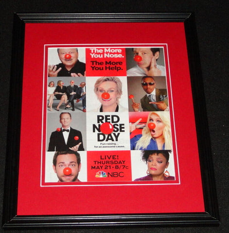 2015 NBC Red Nose Dat 11x14 Framed ORIGINAL Advertisement Neil Patrick Harris