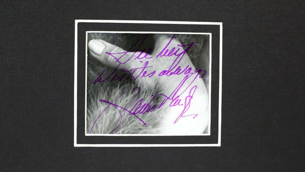 Janis Paige Leggy Signed Framed 16x20 Photo Poster Display 