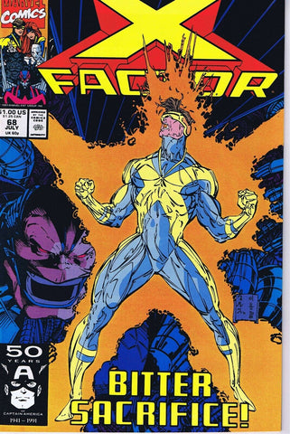 X Factor #68 ORIGINAL Vintage 1991 Marvel Comics 