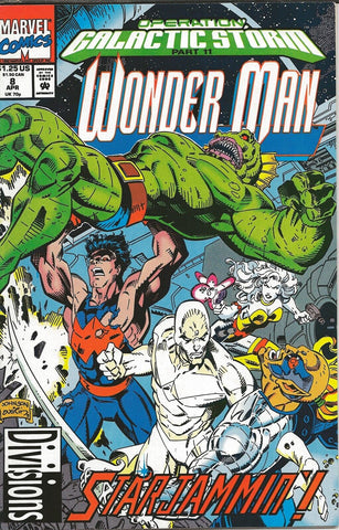 Wonder Man #8 ORIGINAL Vintage 1992 Marvel Comics 