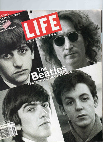 VINTAGE 1995 Life Beatles Yesterday to Today Reunion Magazine