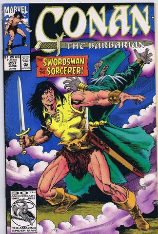 Conan the Barbarian #257 ORIGINAL Vintage 1992 Marvel Comics 